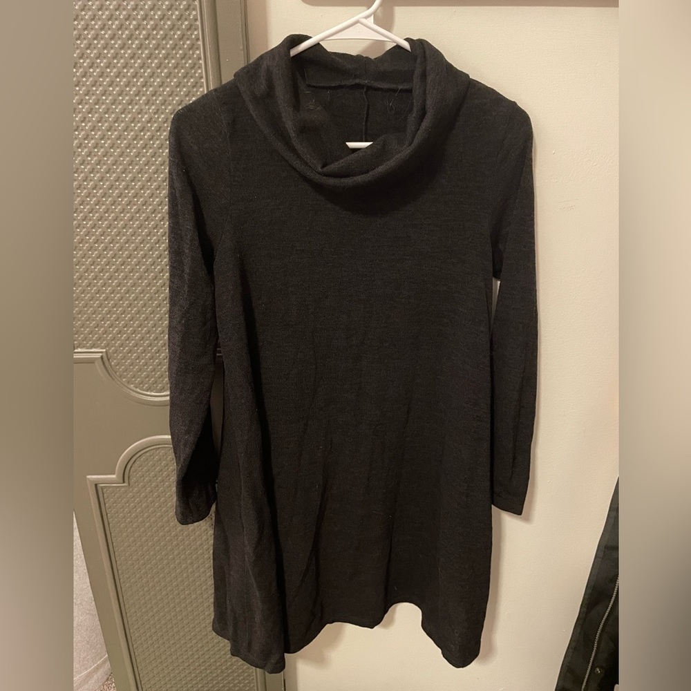Divided — turtle neck dress